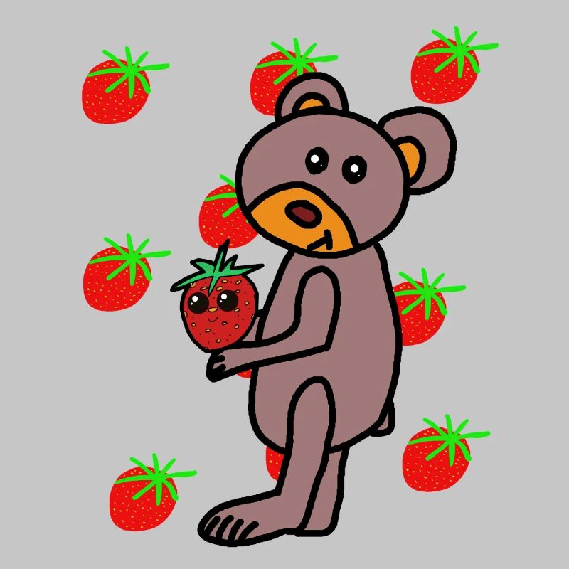 Erdbeere Teddy Kinder Bär 