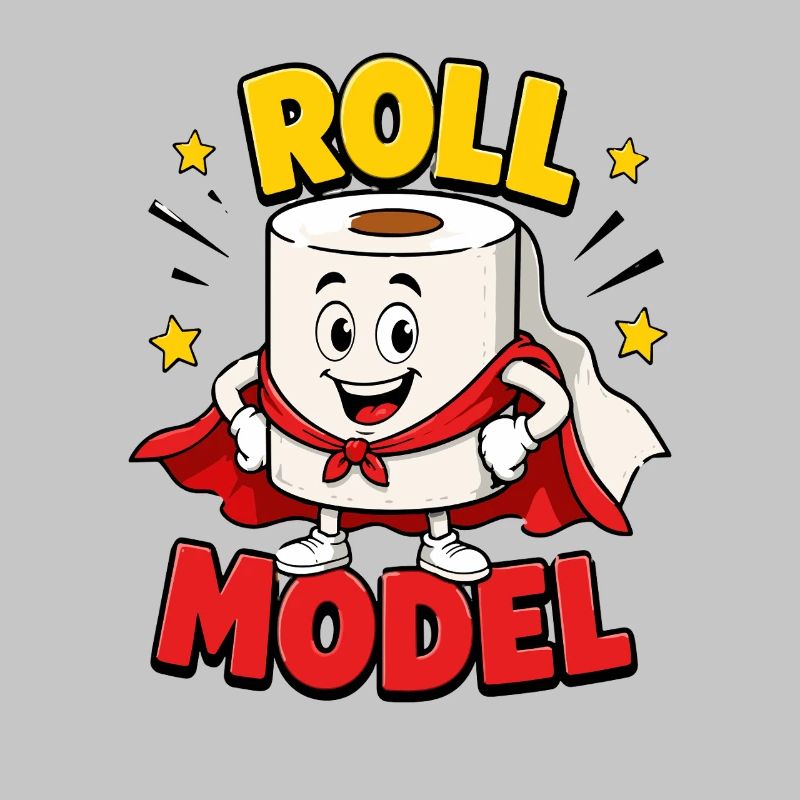  Roll Model Lustiger Toilettenpapier Superheld