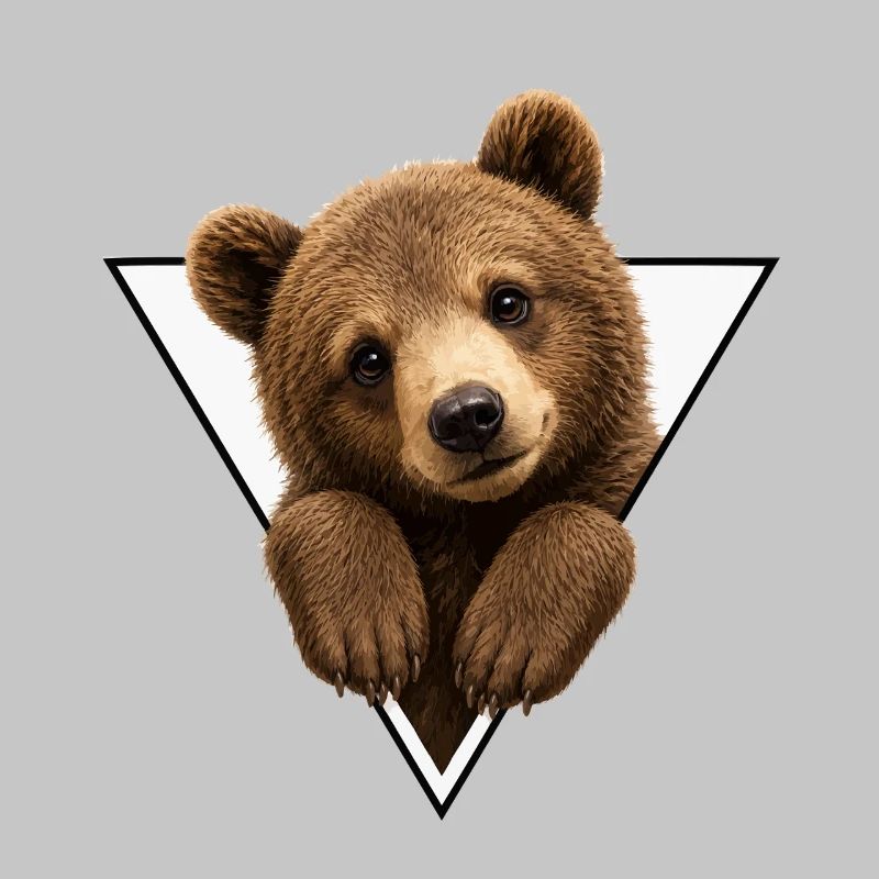 Ourson en triangle