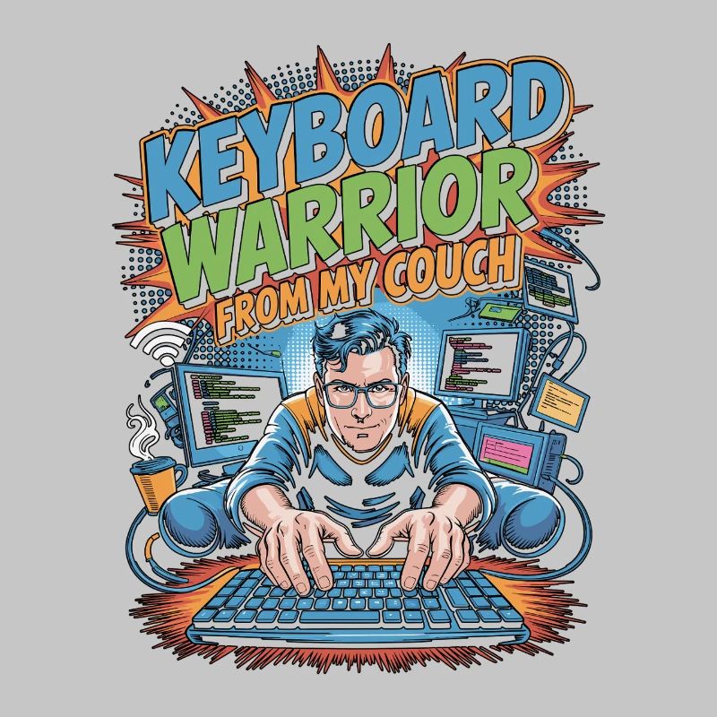 Développeur Télécommandé Guerrier Clavier Programmeur Télécommandé