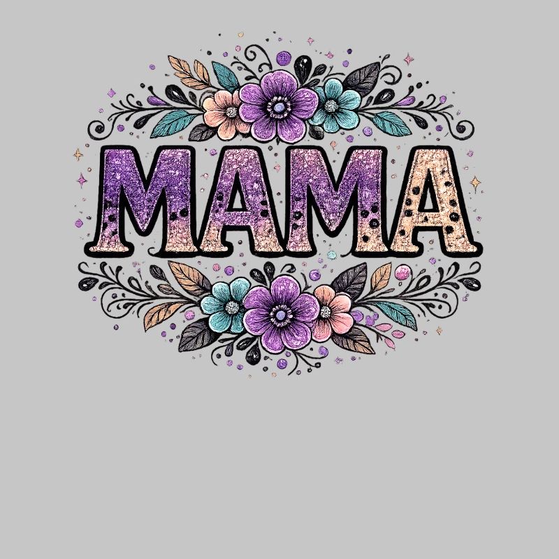 Mama-Geschenk: Retro-Mama-Visualisierung