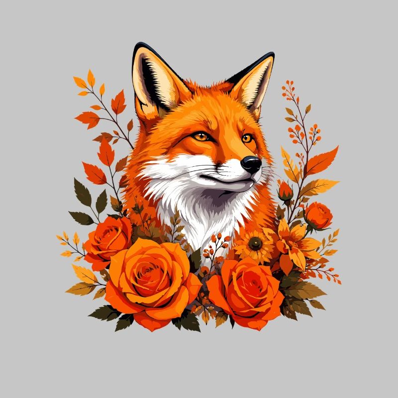Fuchs im Herbstrausch