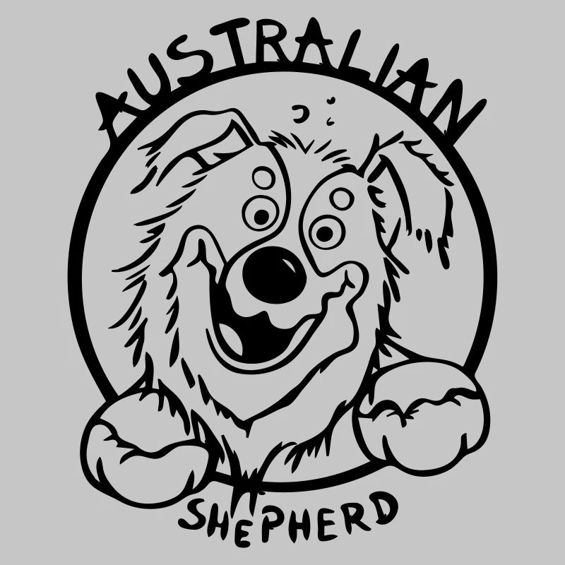 Funny Australian Shepherd