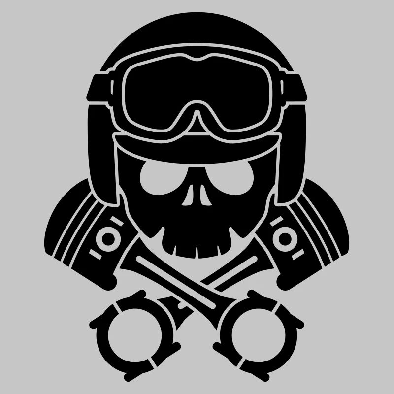 kolben schädel helm