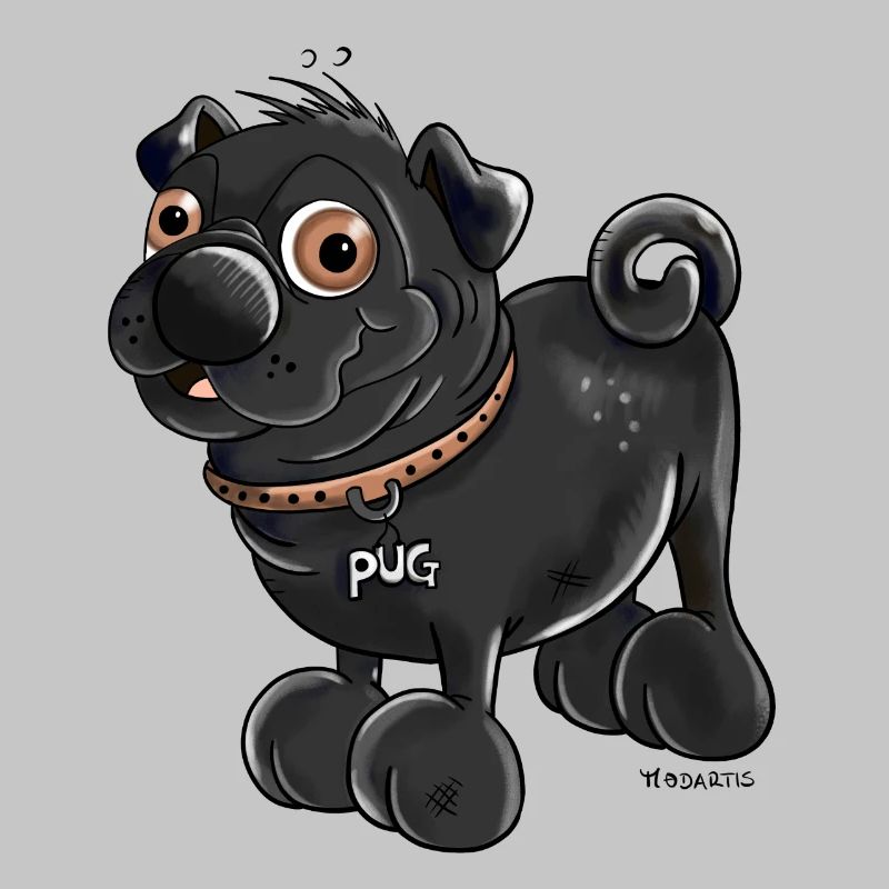 Da kommt ein Mops