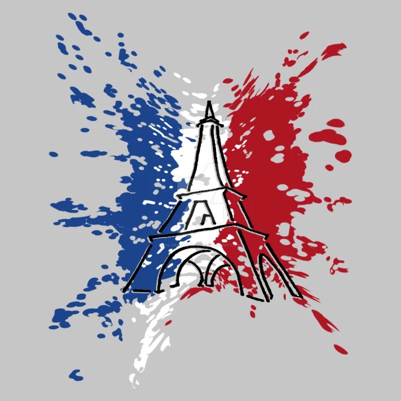 Drapeau Tour Eiffel France ✅ Drapeau Tour Eiffel ✔