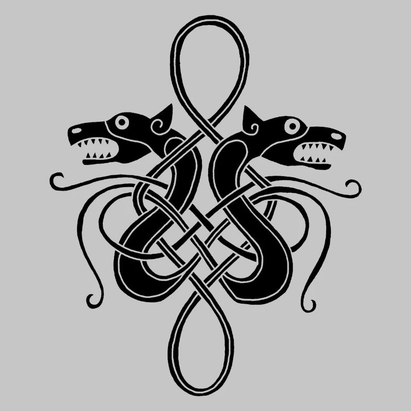 Schwarze Wikinger-Hydra