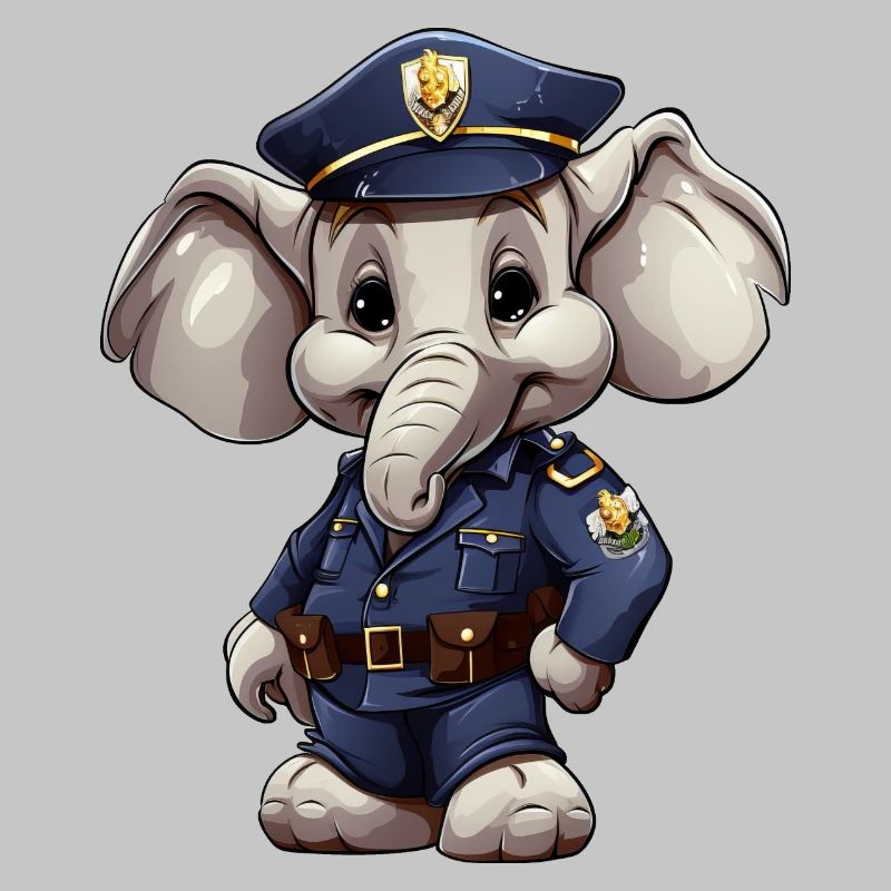 Elefanten Polizei