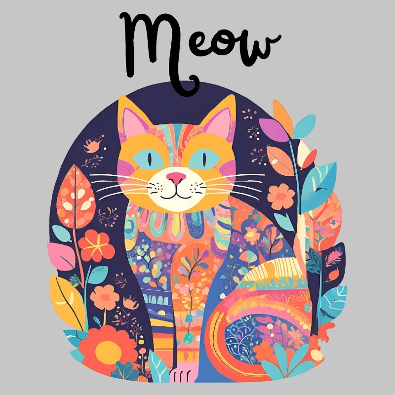 Bunte Katzen-Patchwork-Anthologie