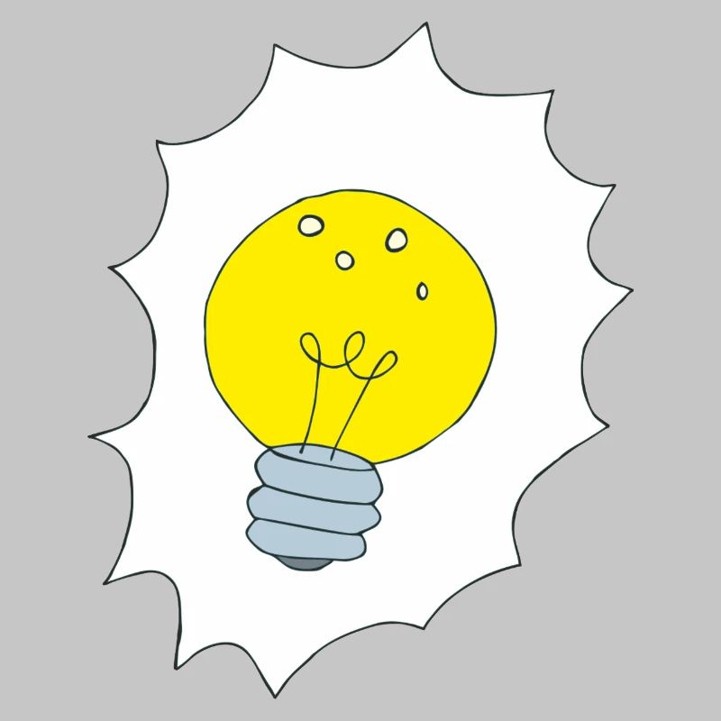 Creative Light Bulb Illustration