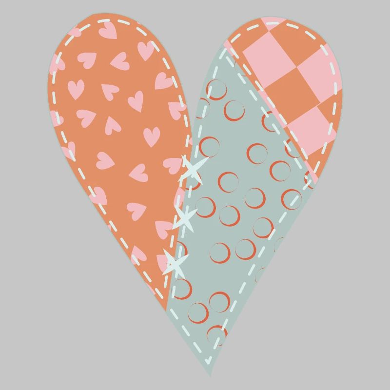 Patchwork Herz Nr. 8