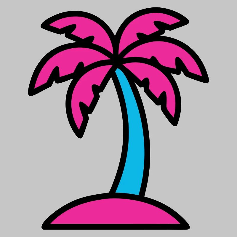 Vaporwave des années 90 de Neon Palm Tree