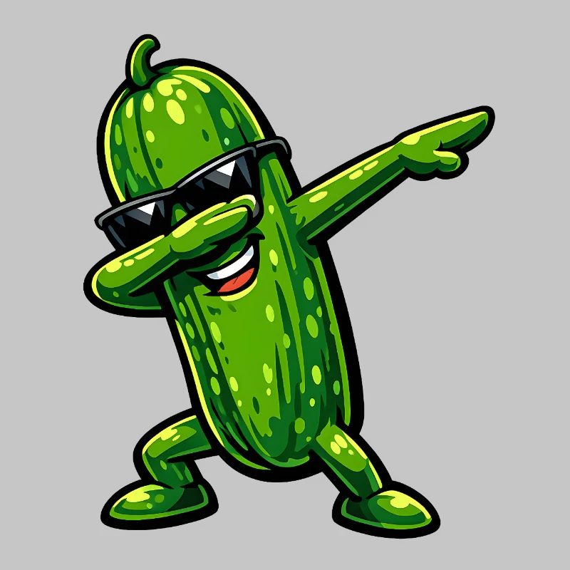 Dabbing Gurke