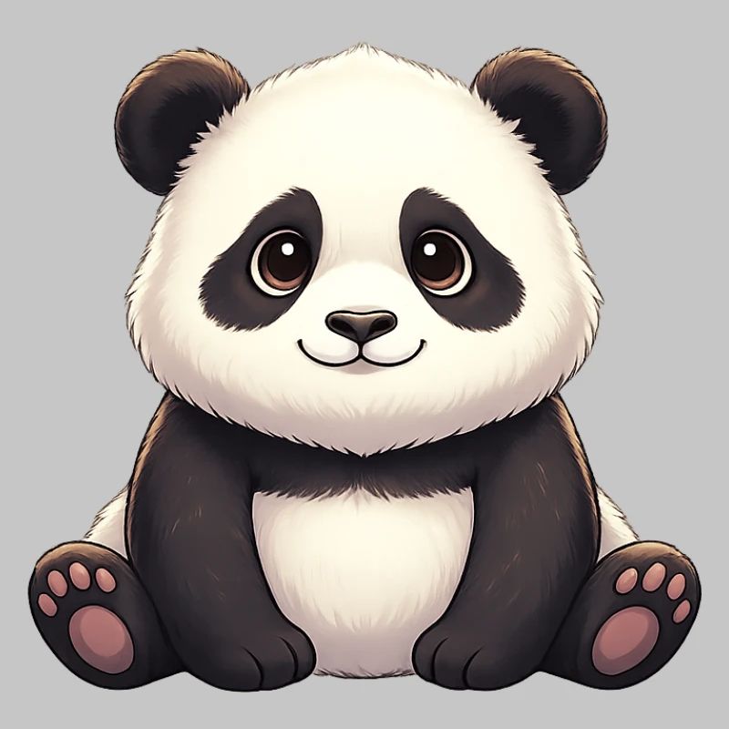 Panda Smiling Plush