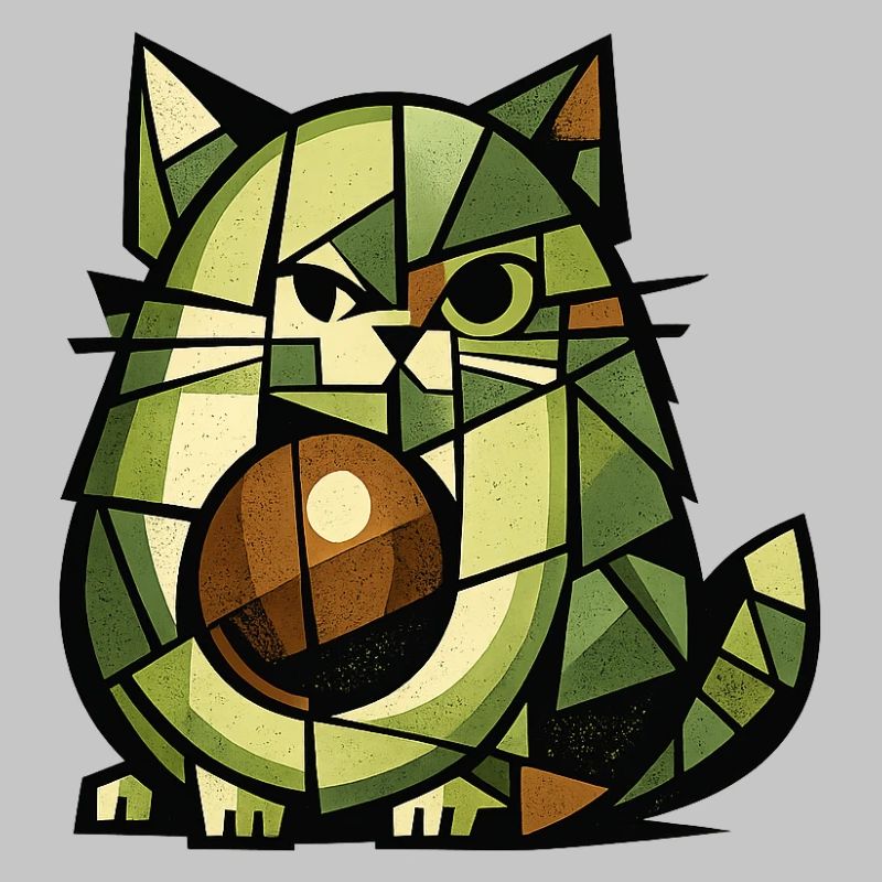 Version cubisme AvoCat