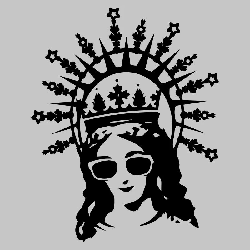 Mutter Gottes mit Sonnenbrille