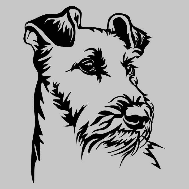 Irish Terrier head