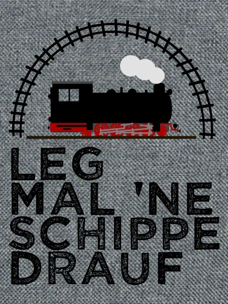 Dampflok Schiene Schippe drauf Kohle