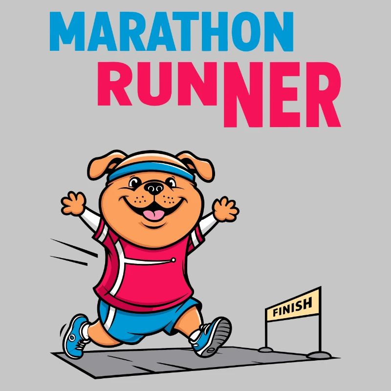 Dog Marathon Runner