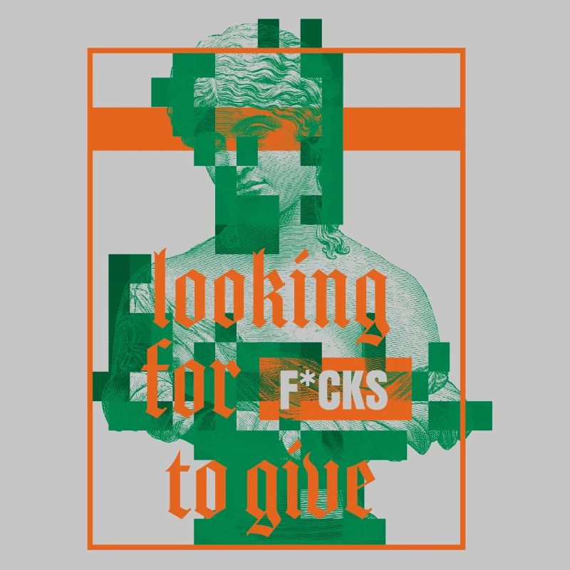 Statue avec conception d’une déclaration d’attitude