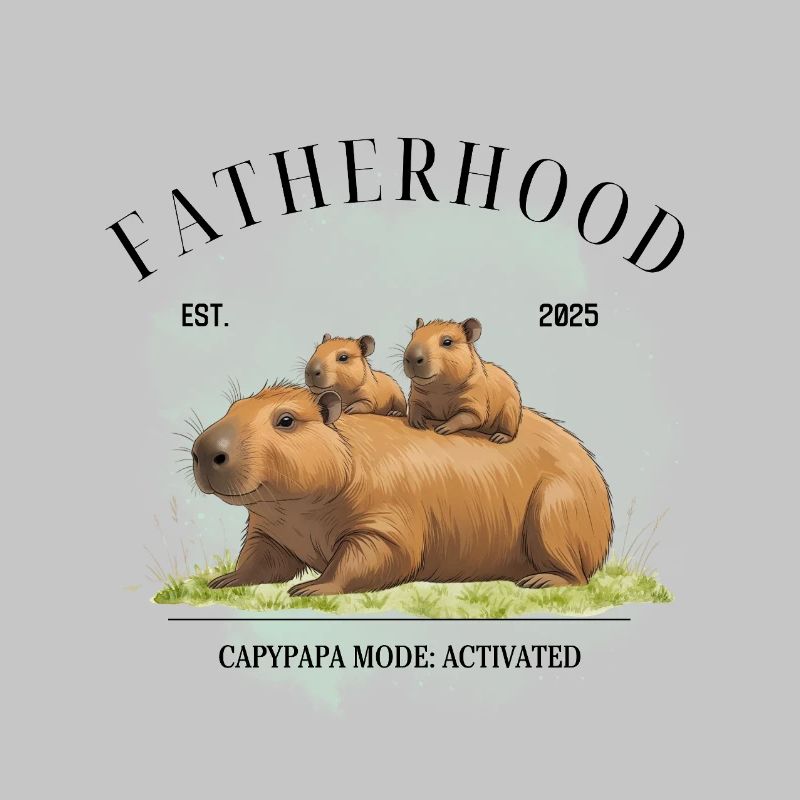 Paternité EST. 2025 – Mode Capypapa activé