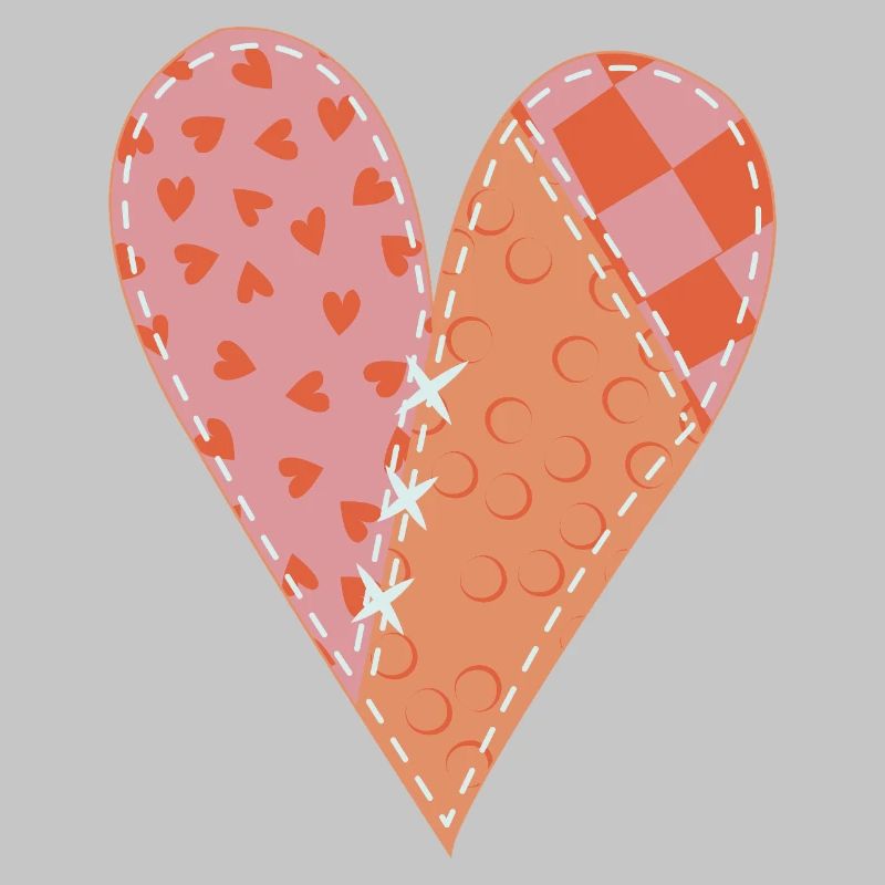 Patchwork Herz Nr. 10