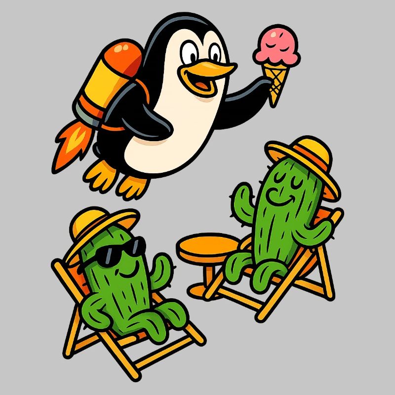 Jetpack Pinguin
