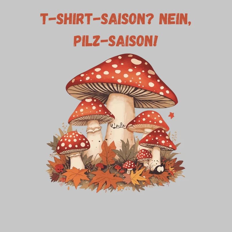 Mushroom Season Autumn Illustration Toadstools