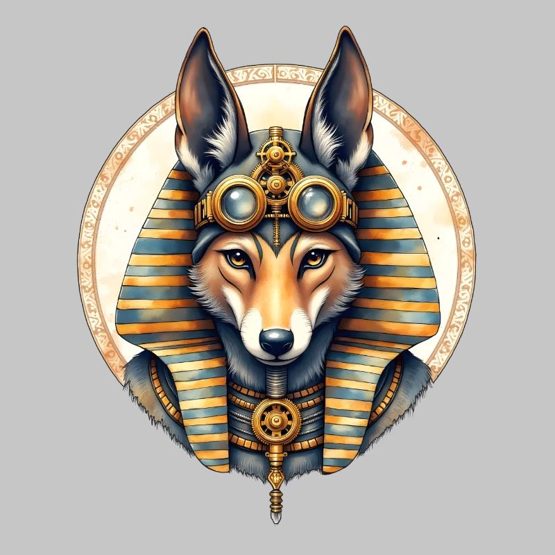 Style Steampunk Husky égyptien