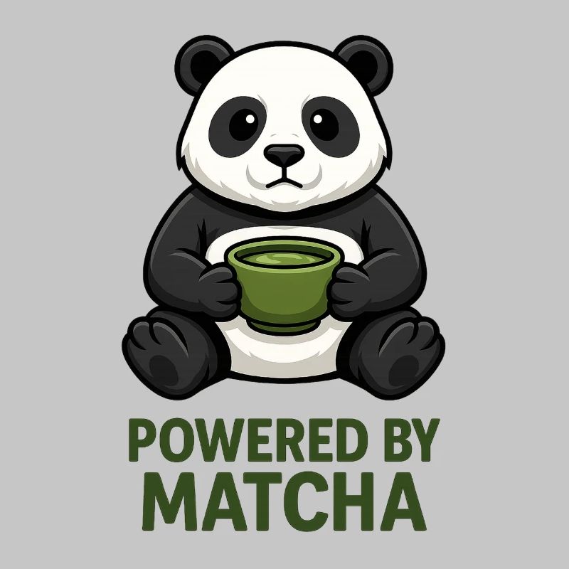 Panda with Matcha Mug