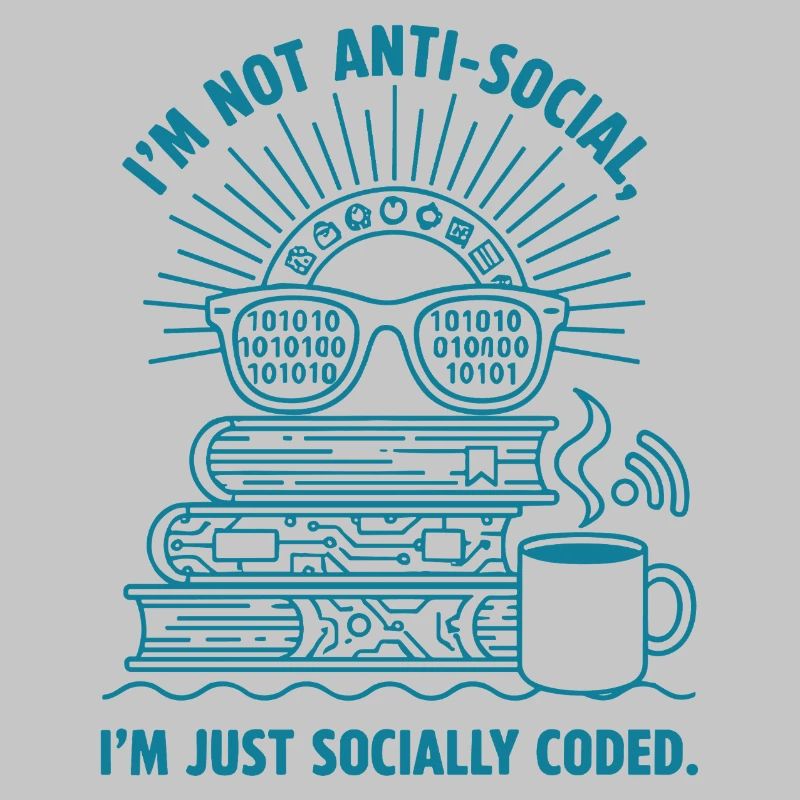 Sozial Codiert: Bücher, Kaffee & Code