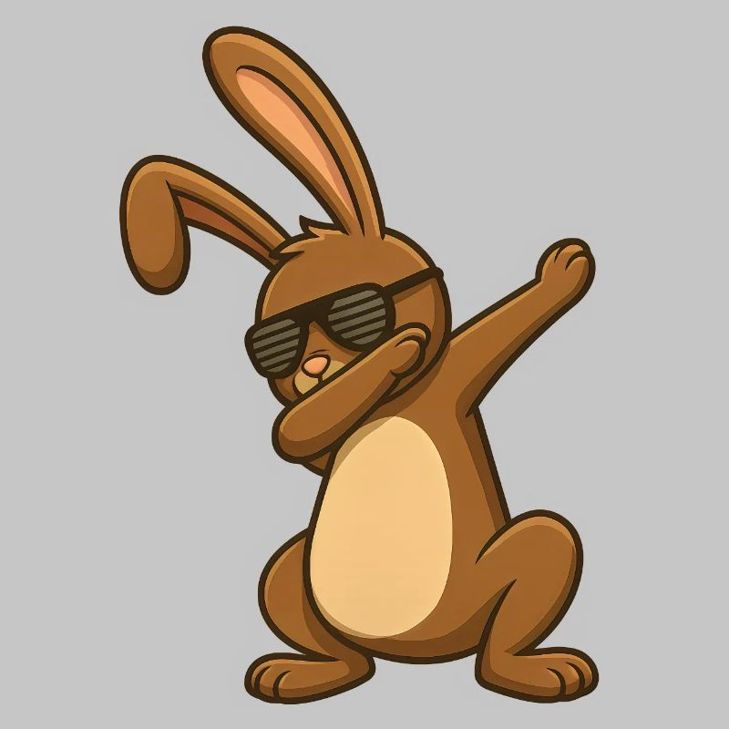 Lapin de Pâques Danse de Pâques Dab