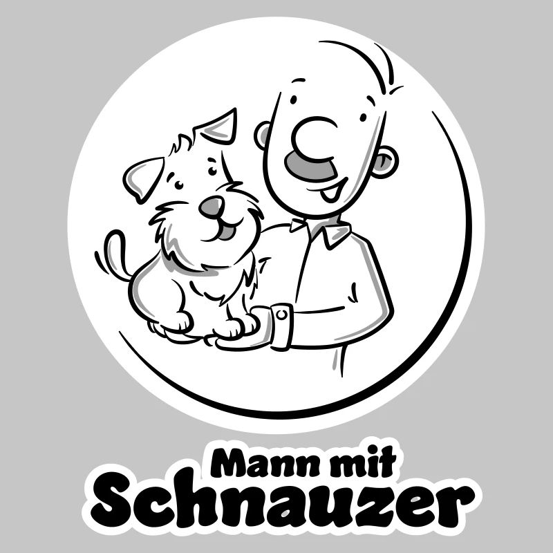 Mann mit Schnauzer (Oberlippenbart)