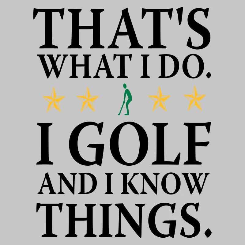 Ich spiele Golf