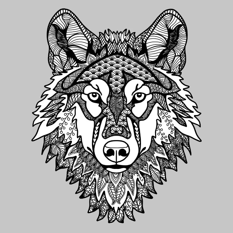Mandala Wolf