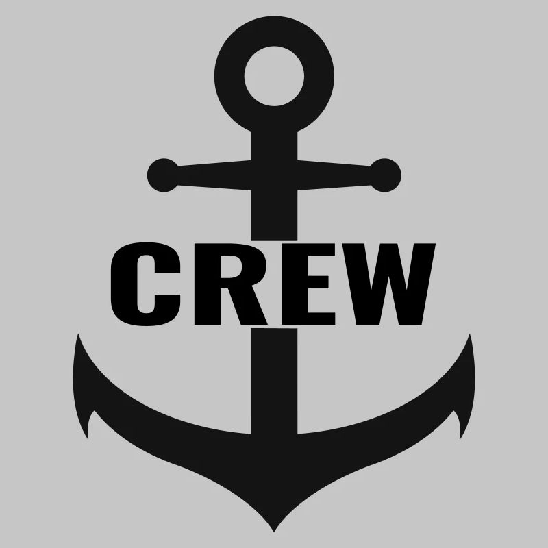 Crew mit Anker das Team Design