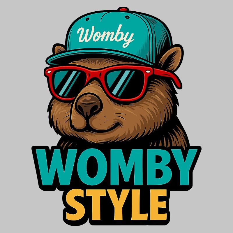 Castor style Womby avec lunettes de soleil