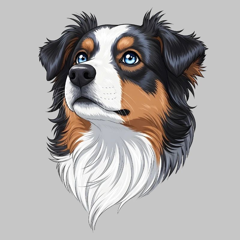 Australian Shepherd Portrait