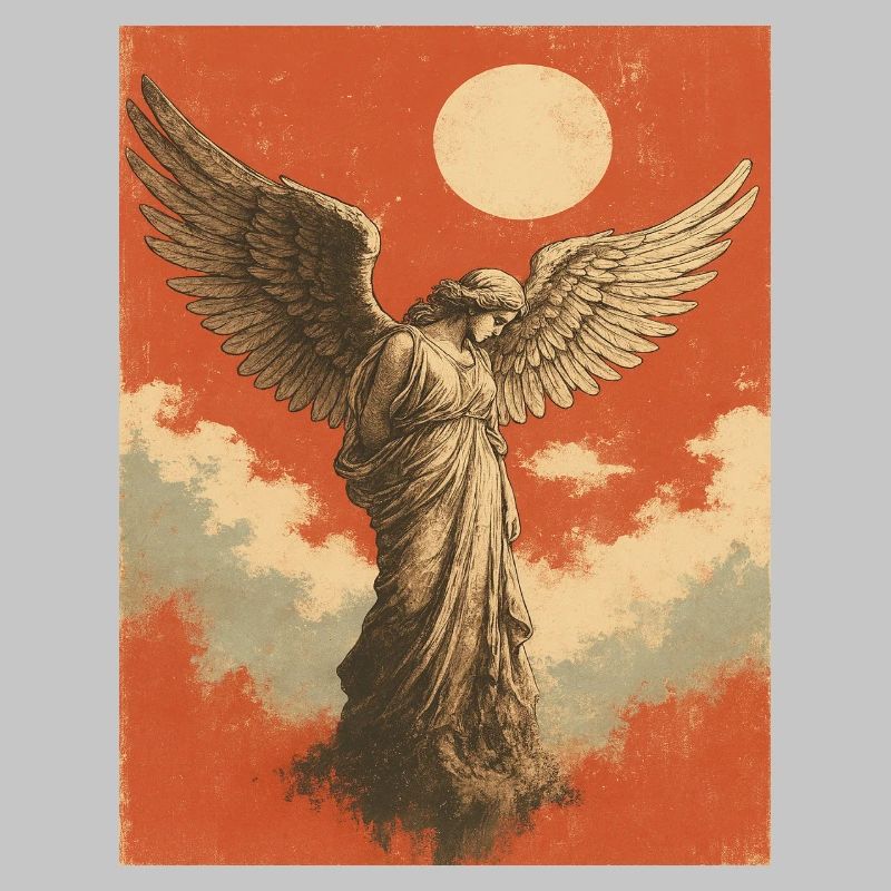 Engel mit Mond