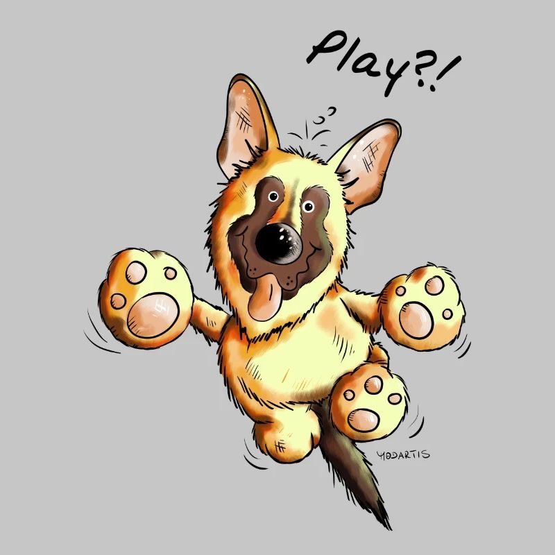 Schäferhund Play - Deutscher Schäferhund - Hund