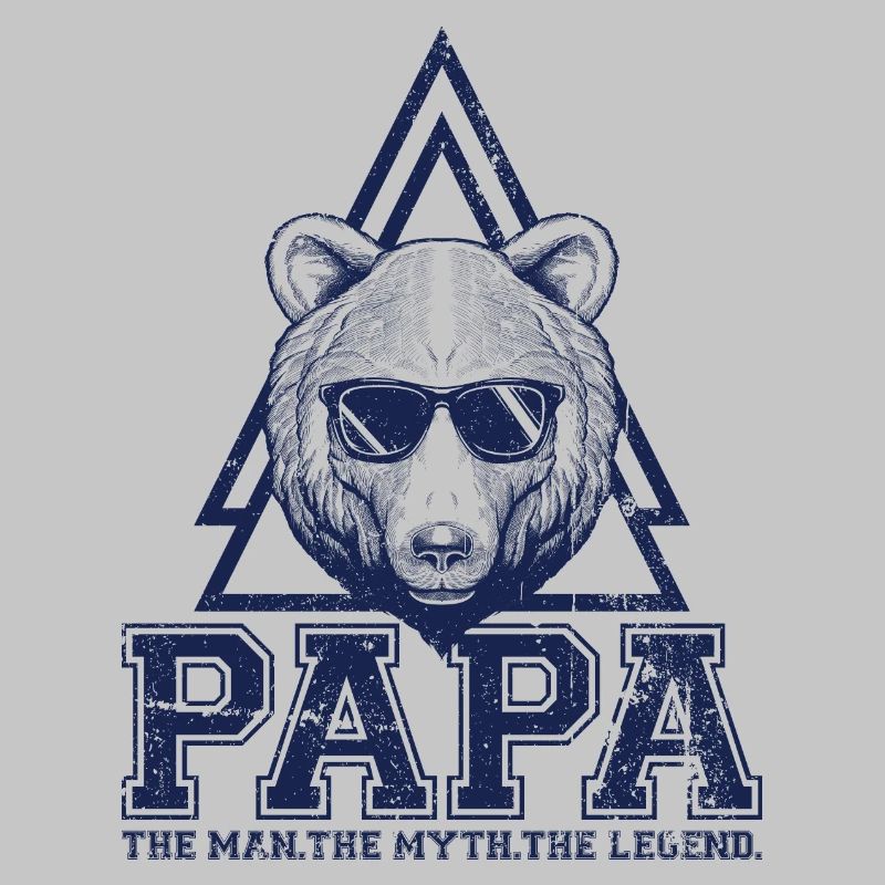 Papa Bear Triangle Logo