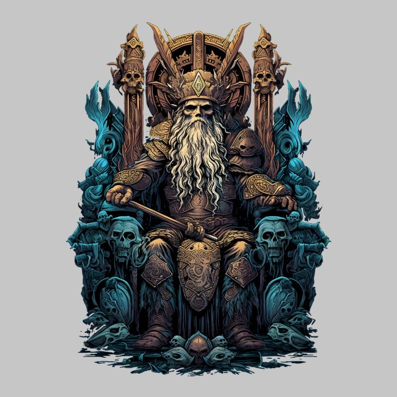Vikings Odin Sons Trône Valhalla Valhalla
