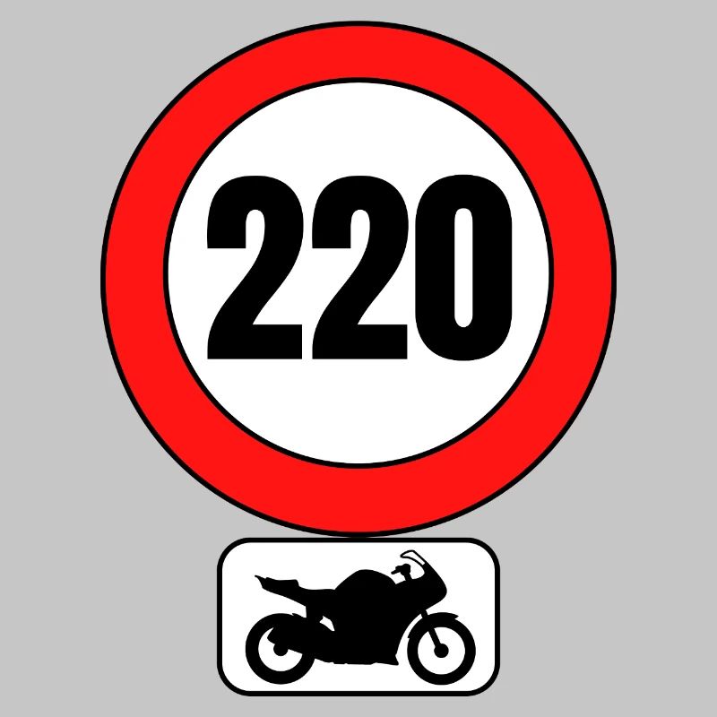 GESCHWINDIGKEITSBEGRENZUNG 220