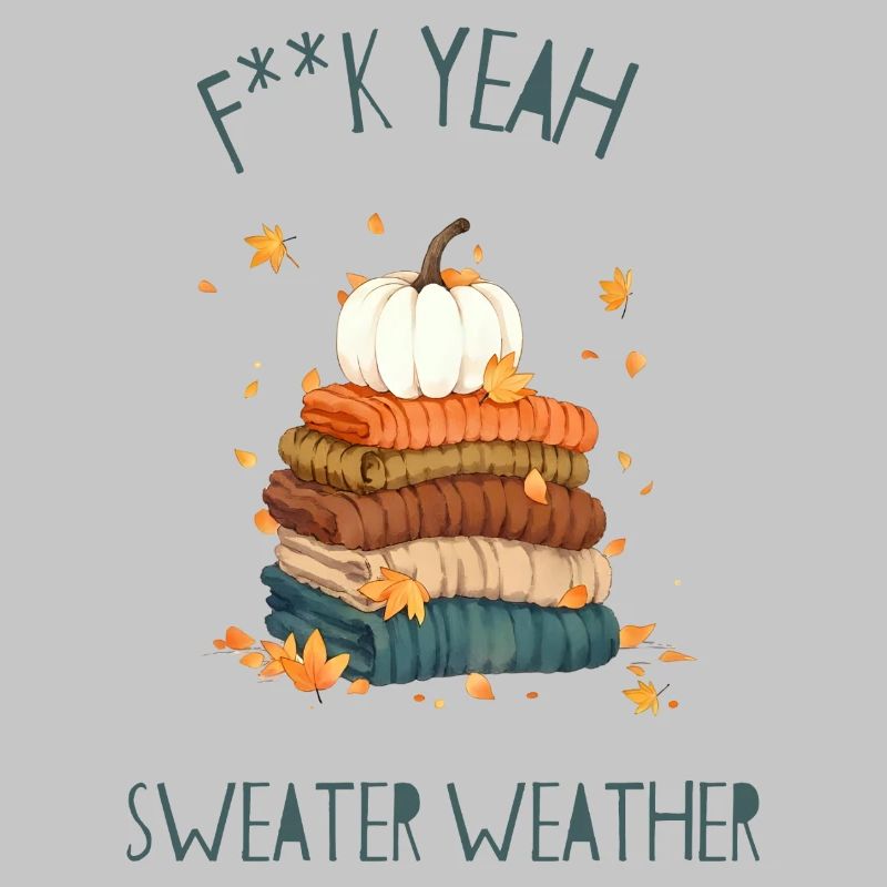 Herbstlicher Pulloverstapel