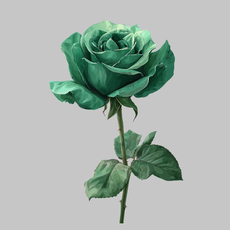 Emerald Green Rose