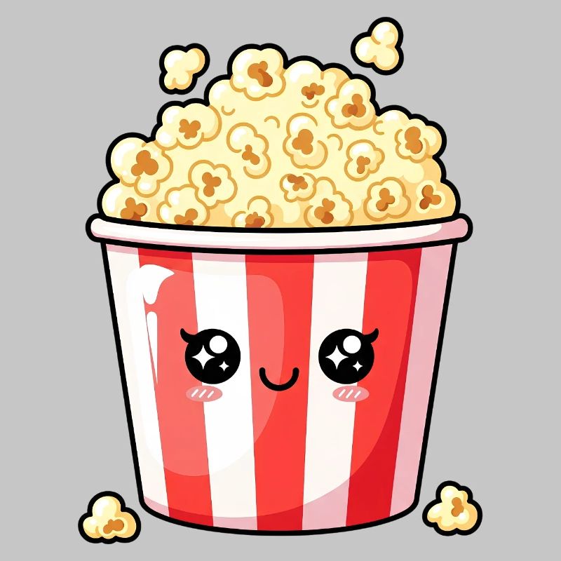Seau à pop-corn Kawaii