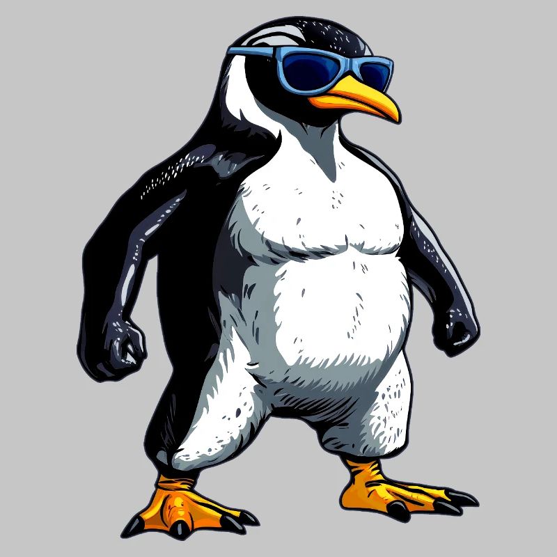 Pinguin Bodybuilder