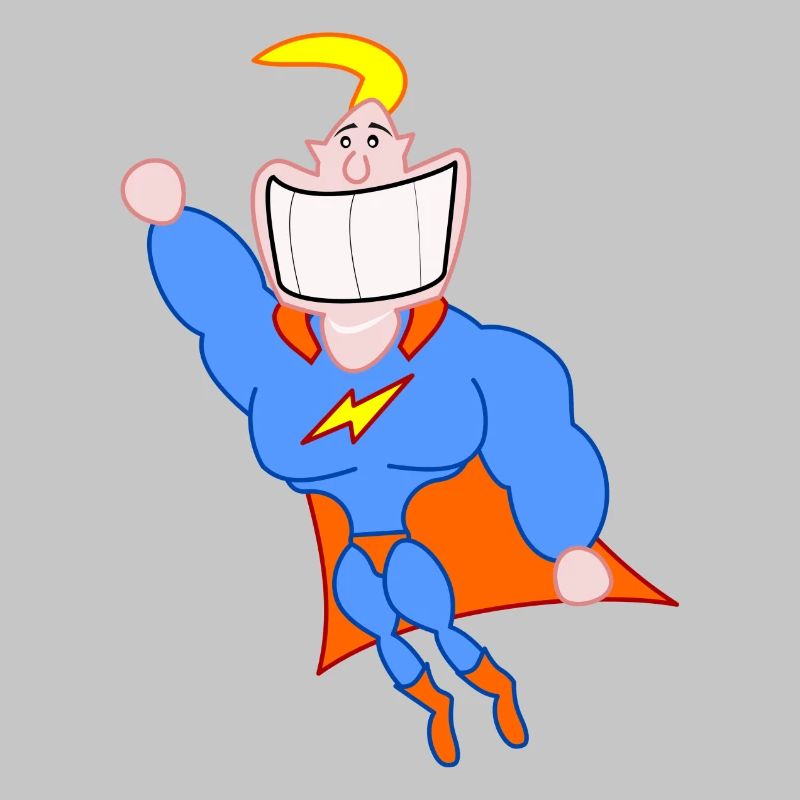 Lustiger Superheld