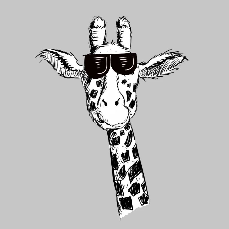 Coole Giraffe Mit Sonnenbrille I Giraffen Comic