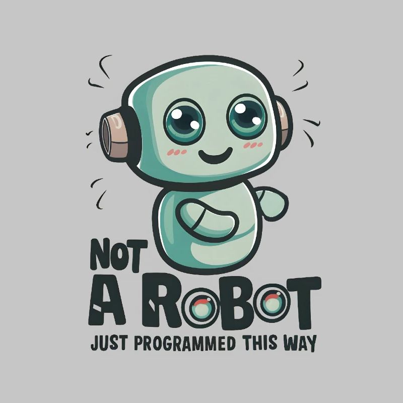 Not a Robot, Just Programmed This Way